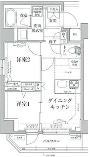ティモーネグランデ錦糸町【4階】の間取り
