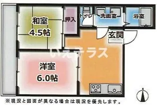 ハイツ菊水【7階】の間取り