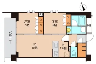 カリーチェ八潮【2階】の間取り