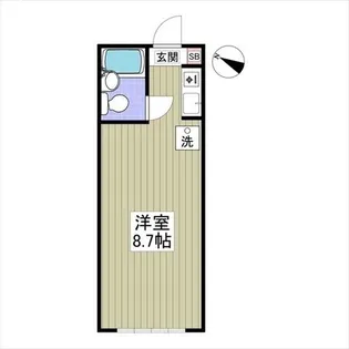 ベルオークしずか【1階】の間取り