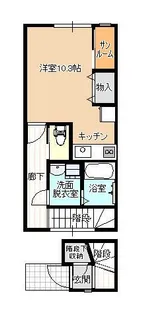 アバンティ中冨居C棟【2階】の間取り