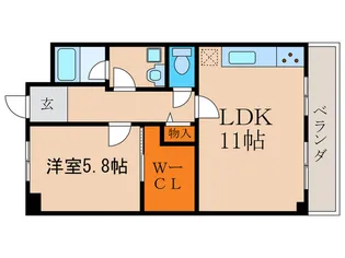 大丸ソイビル【3階】の間取り