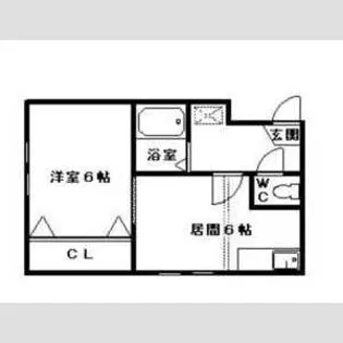 ノースランド南8条【1階】の間取り