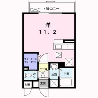フリーデ千里丘【1階】の間取り