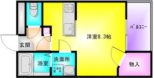 レオネクストさちC【2階】の間取り