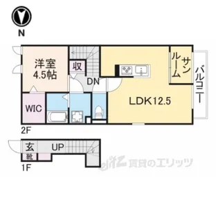 リヒトヴィラ2【2階】の間取り