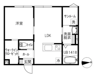 Tribute1【1階】の間取り