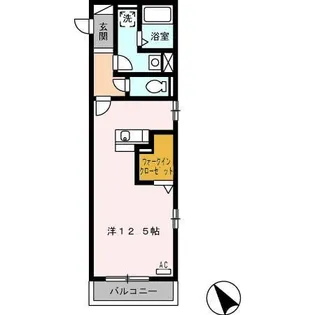 メルローズ【3階】の間取り