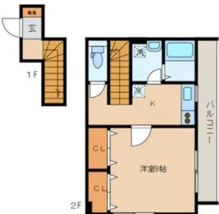 ロータスハウス【2階】の間取り