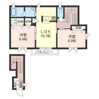 蔵楽I【2階】の間取り
