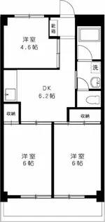 上野マンション【1階】の間取り