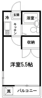 コーポフローレス【1階】の間取り
