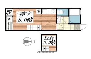 OCTOHOUSE【2階】の間取り