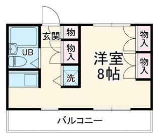 KAWABE361【4階】の間取り