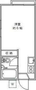 下北沢アサカハイツA棟【2階】の間取り