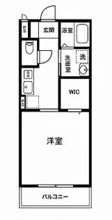 グランレーヴB【1階】の間取り