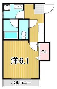 石垣コーポ【1階】の間取り