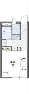 レオパレスFLORIAIII【1階】の間取り
