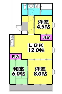 ヴェルデ リョウエイ【2階】の間取り