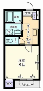 ComfortGardenII【2階】の間取り