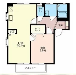 ディアスシリウス A【2階】の間取り