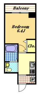 Clarice MAIHAMA【4階】の間取り