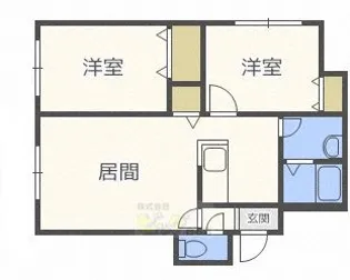グランディール豊平1条【1階】の間取り