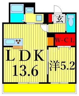 ルノン【3階】の間取り