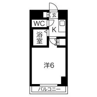ステュディオ仙台【6階】の間取り