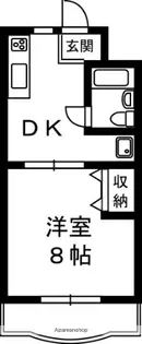 カーサヤマザキ【2階】の間取り