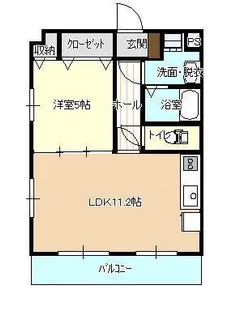 エクセルシオール【3階】の間取り