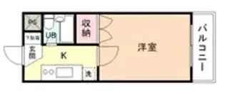 パープルハイム【3階】の間取り