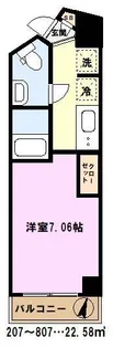 アルファコート西川口26【2階】の間取り