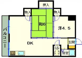 第2シモビル【5階】の間取り