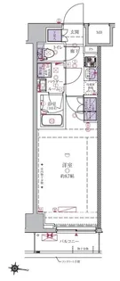ガリシア中野富士見町【5階】の間取り