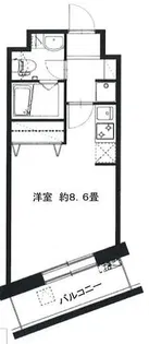 エコロジー目黒青葉台プロセンチュリー【8階】の間取り