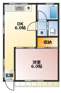 リア平和台【1階】の間取り