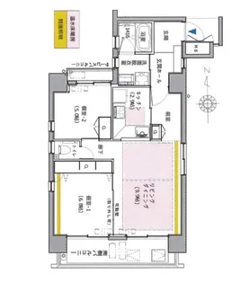 住真田山EAST【3階】の間取り