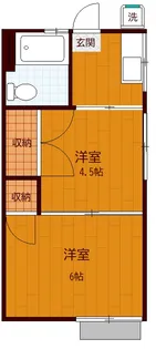 フォレスタ流山【2階】の間取り