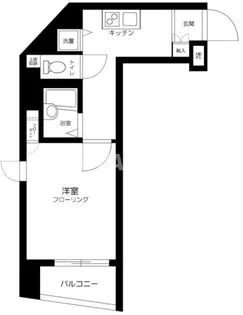 エクセリア都立大【2階】の間取り