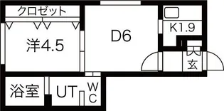 Alivio【4階】の間取り