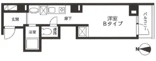 EXE日本橋【4階】の間取り