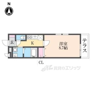 フジパレス武庫之荘2番館【2階】の間取り