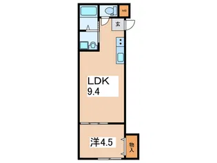 ファウンテンヒルズ新宿町【3階】の間取り