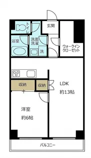 アビターレ下中野【3階】の間取り