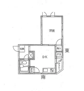 エポック元町汐汲坂【1階】の間取り