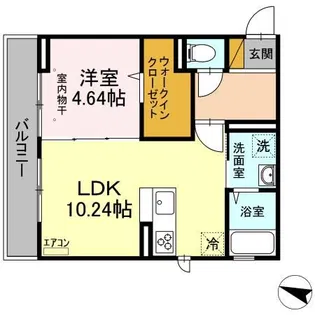 マーベラス八千代【2階】の間取り