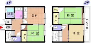 神奈川県小田原市飯田岡【一戸建】の間取り