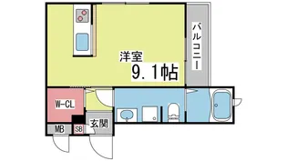 メゾン村川【2階】の間取り