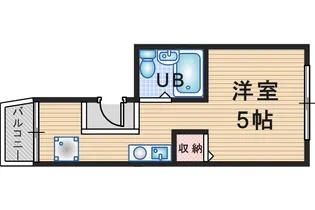 スタジオグロワール【2階】の間取り